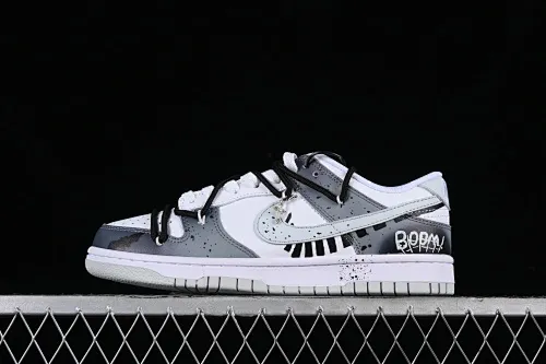 All categories Nk SB Dunk series Nk SB Dunk Low Low-top sneakers Nk Dunk Low Splash ink graffiti Double hook Halloween cross Old gradient SB strap low-top casual sneakers DV0831-101